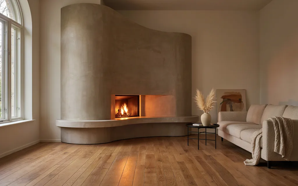 Concrete Fireplace Ideas