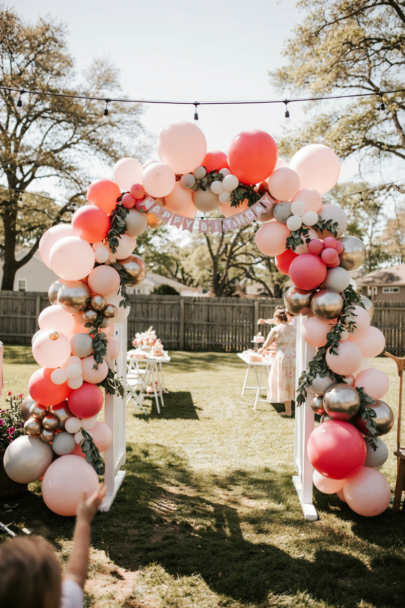  DIY Balloon Arch Entrance