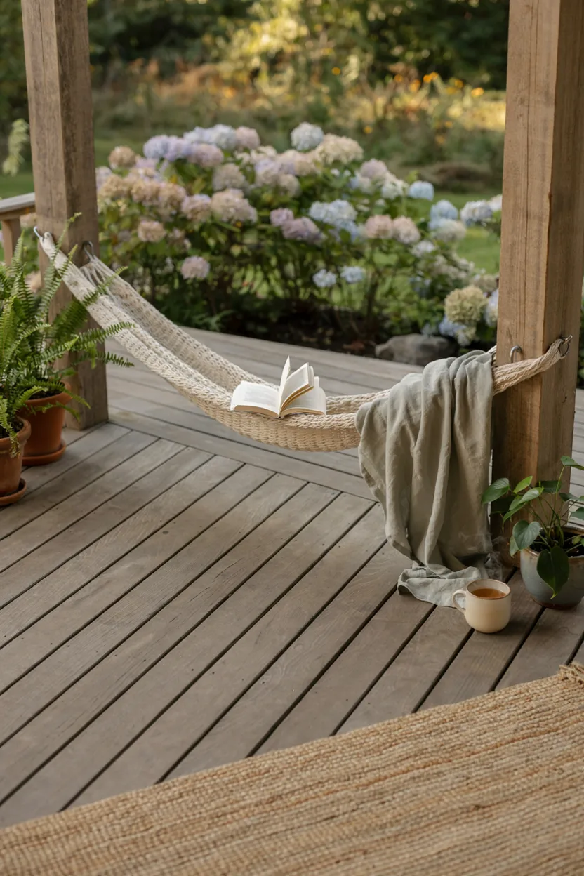 Deck with Hammock