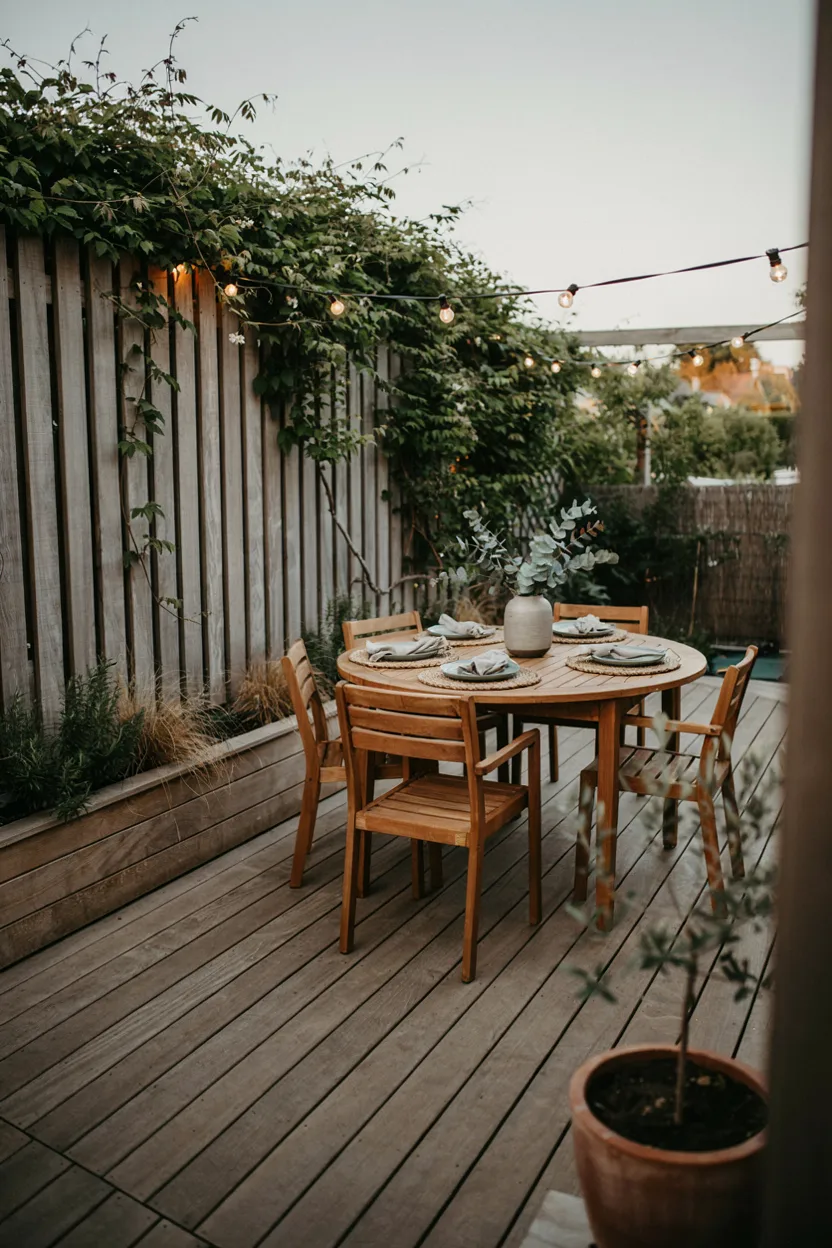 Deck with Privacy Screen