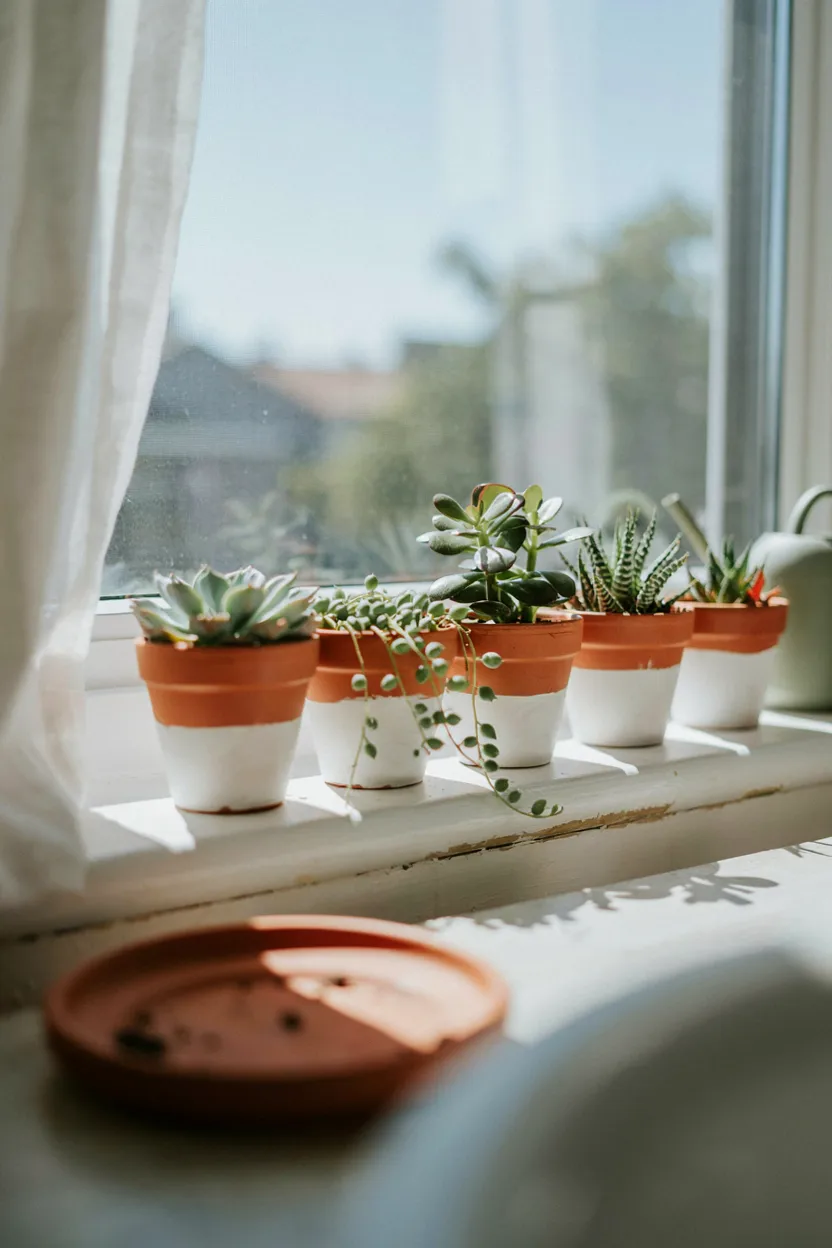 Dollar Store Plant Pot Makeover