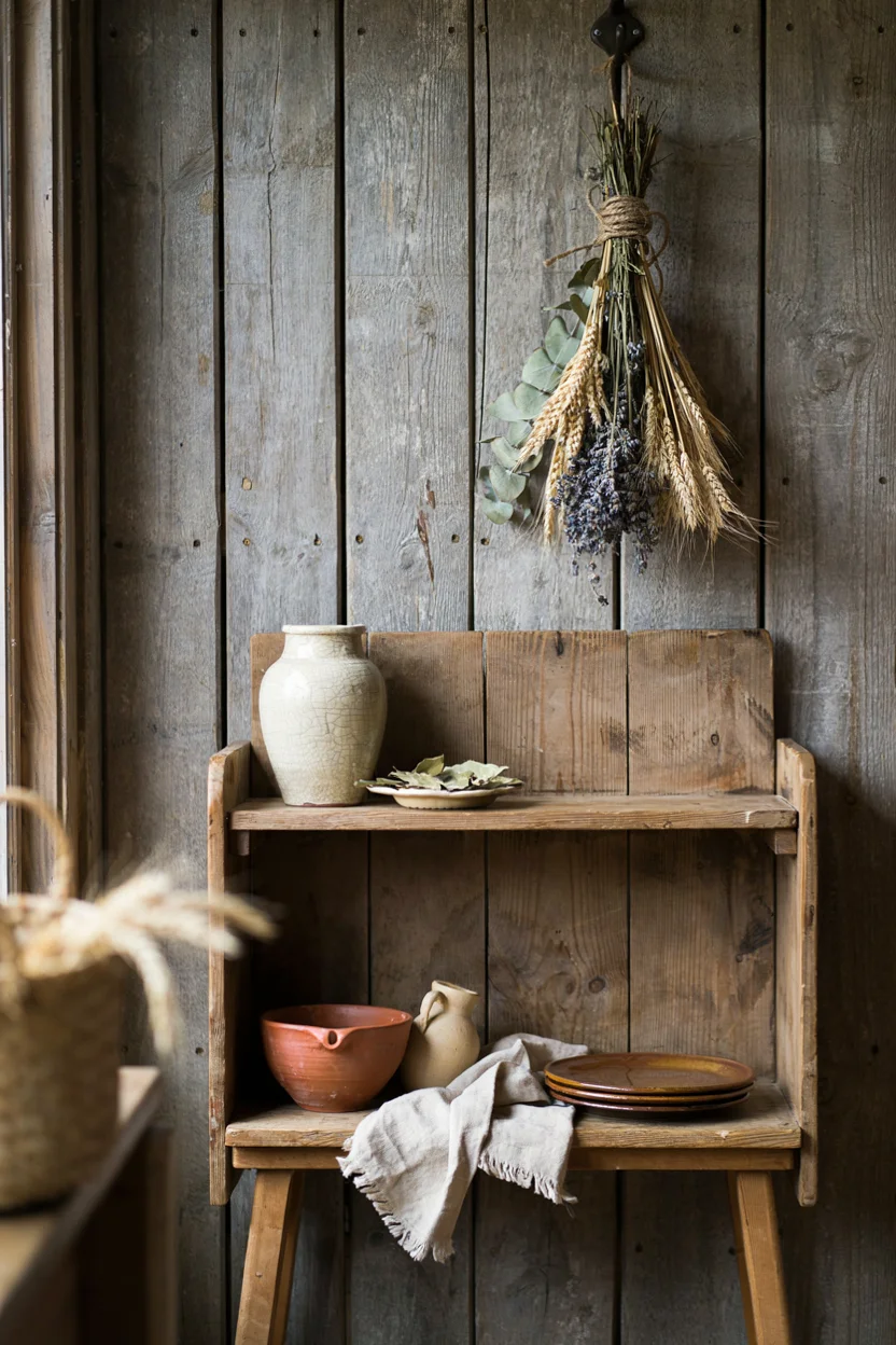 Dried Botanical Wall Arrangement