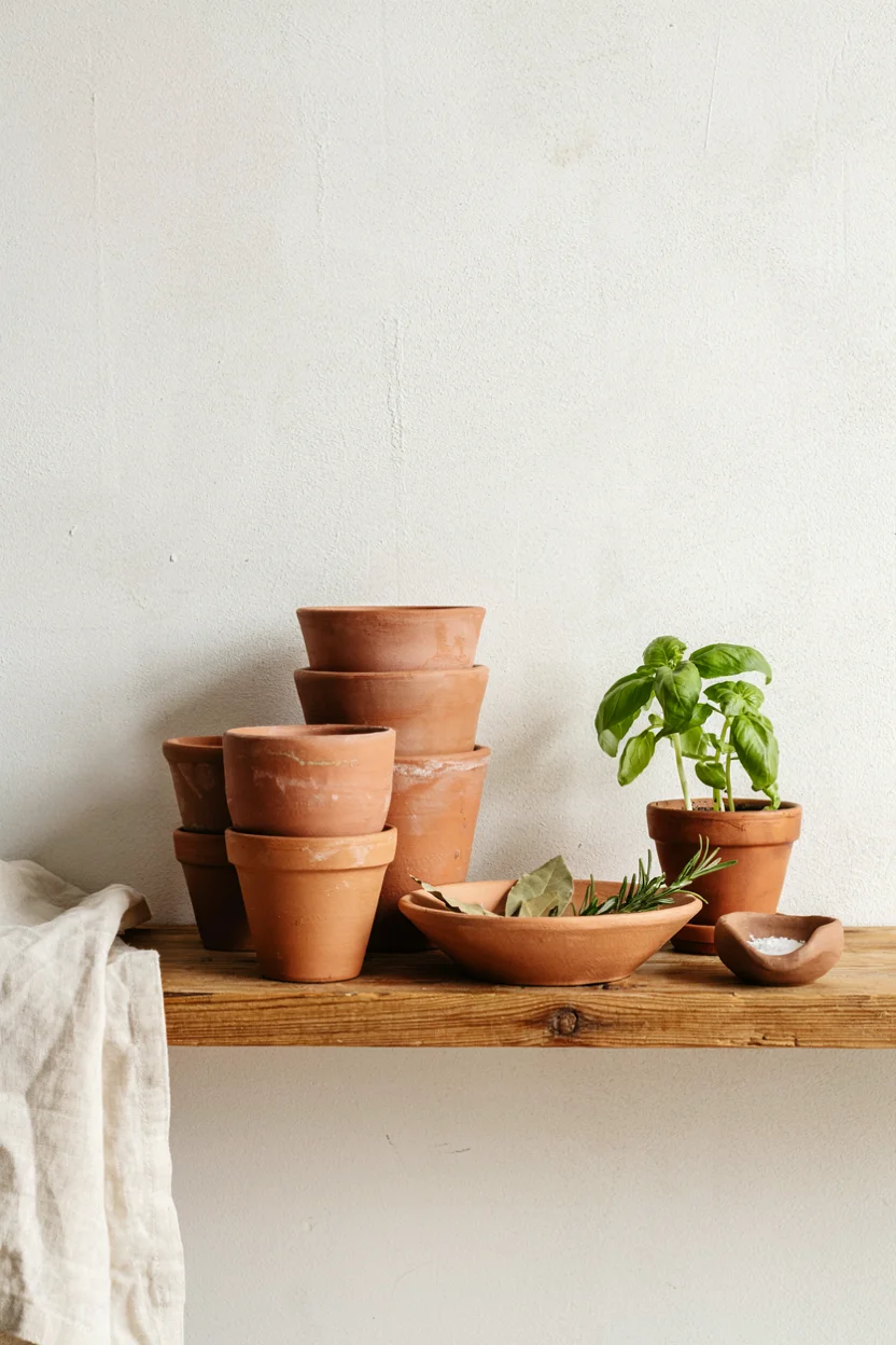 Earthy Terracotta Accents Throughout the Home
