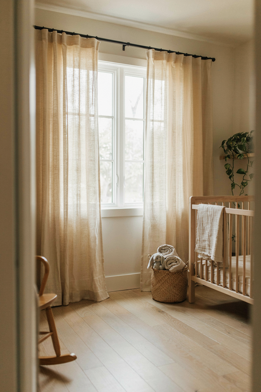 Elegant Drapery and Sheer Curtains