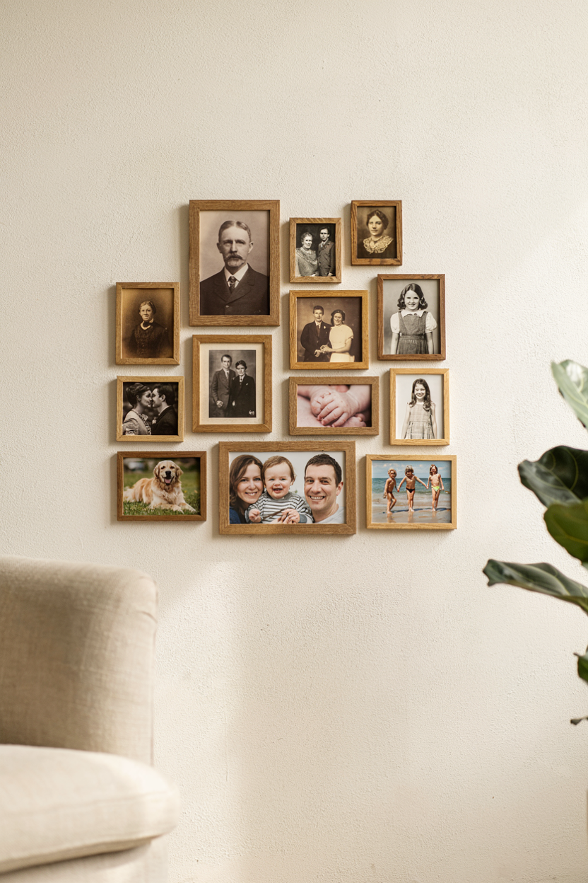 Family Tree Photo Display