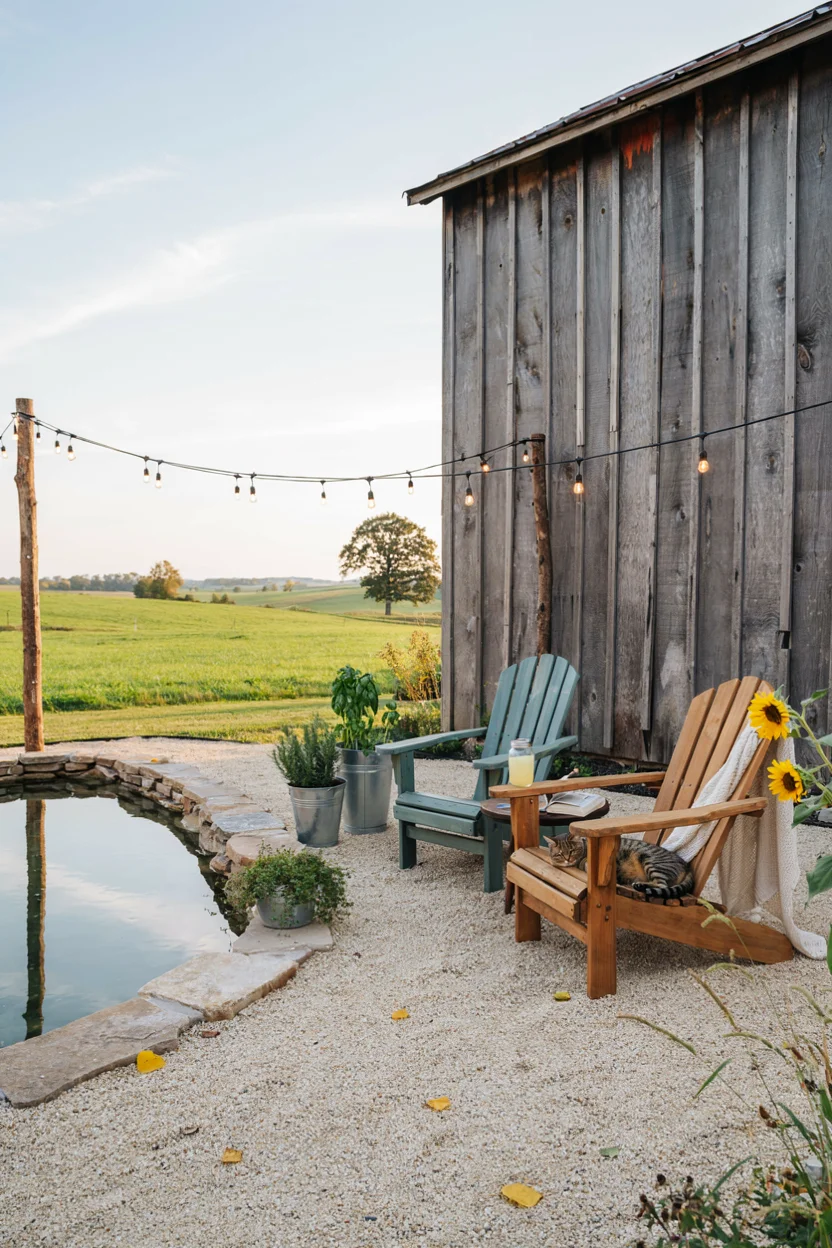 Farmhouse Garden Pool