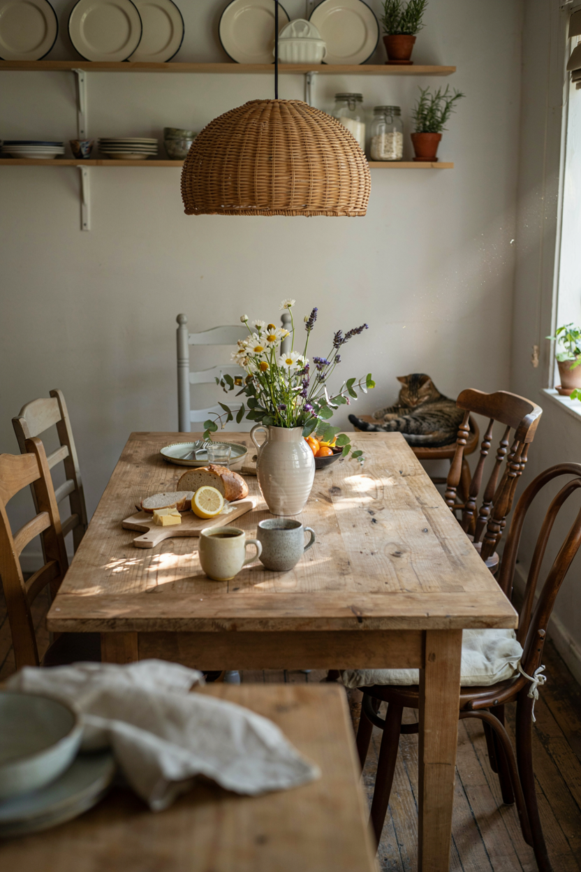  Farmhouse Table Nook