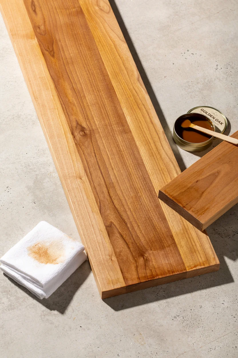  Fir with Golden Oak Stain
