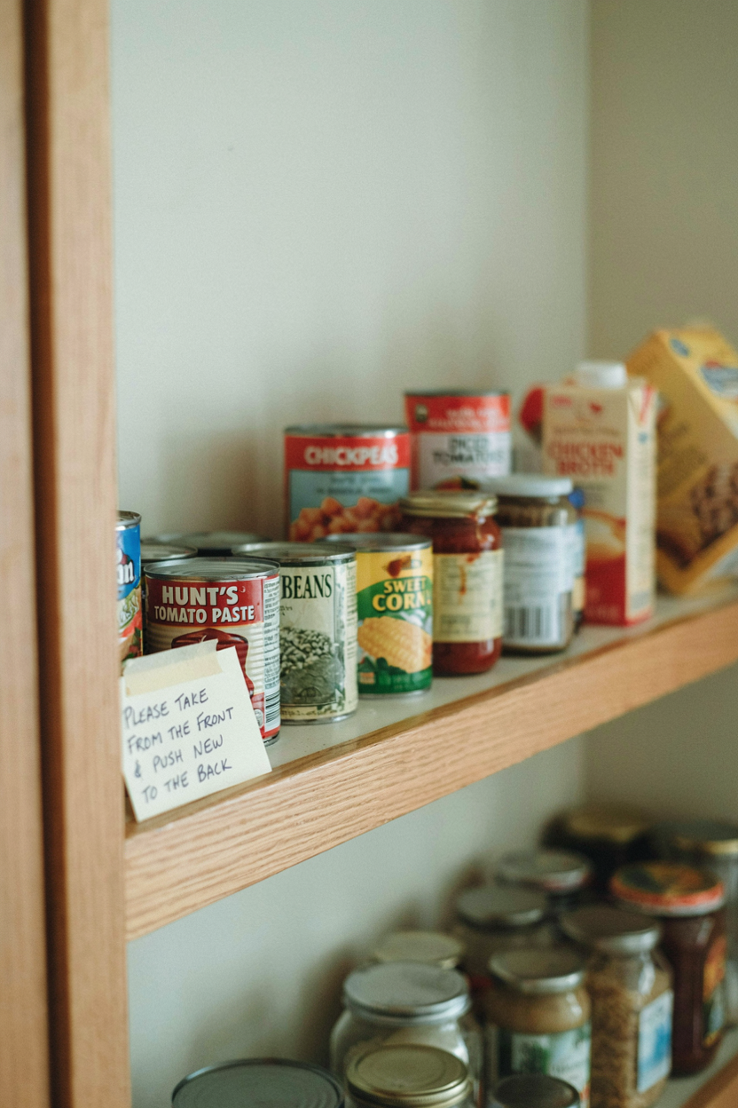 First-In-First-Out Rotation Shelf