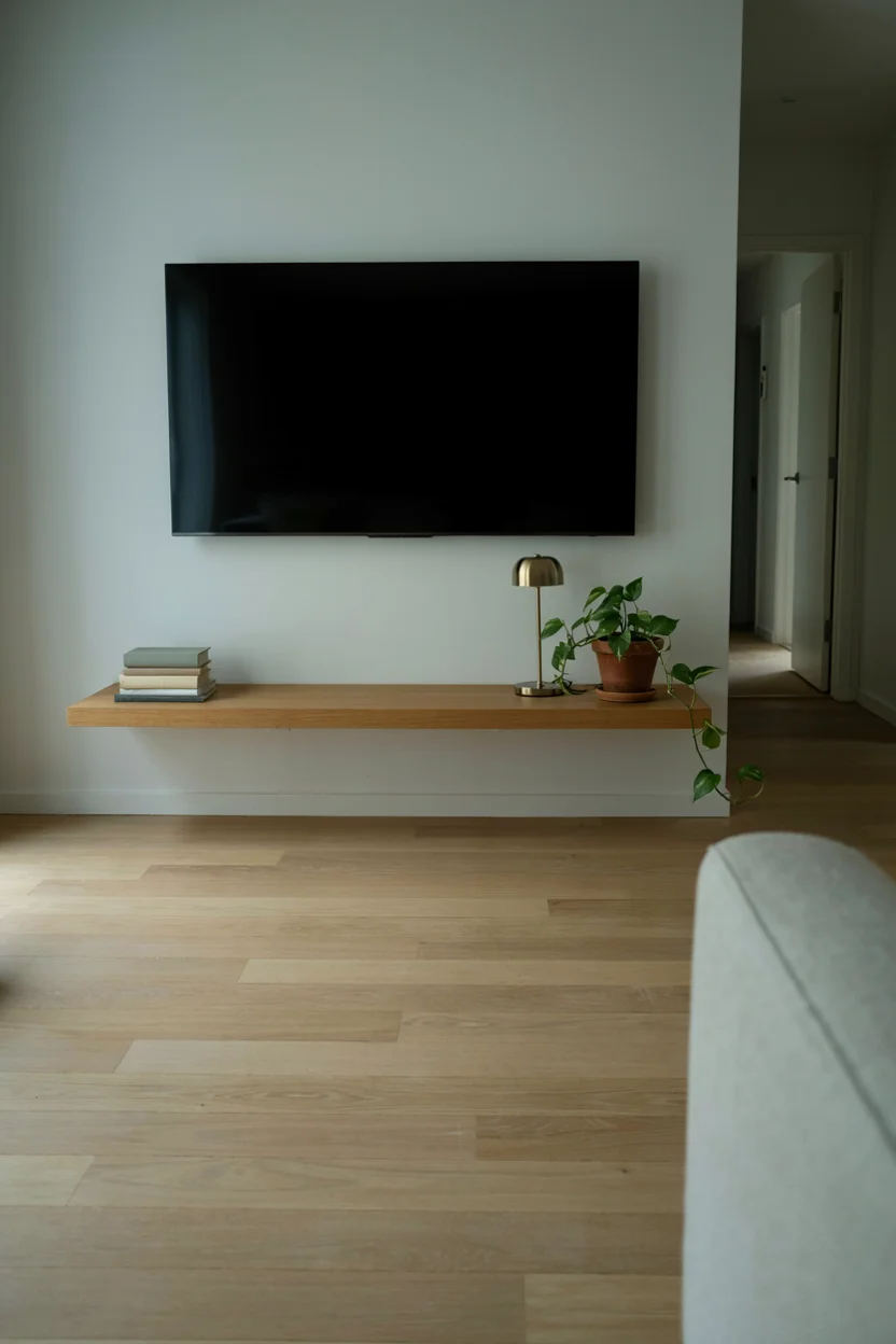  Floating Media Console Setup