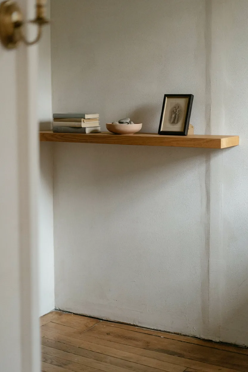 Floating Wood Shelf