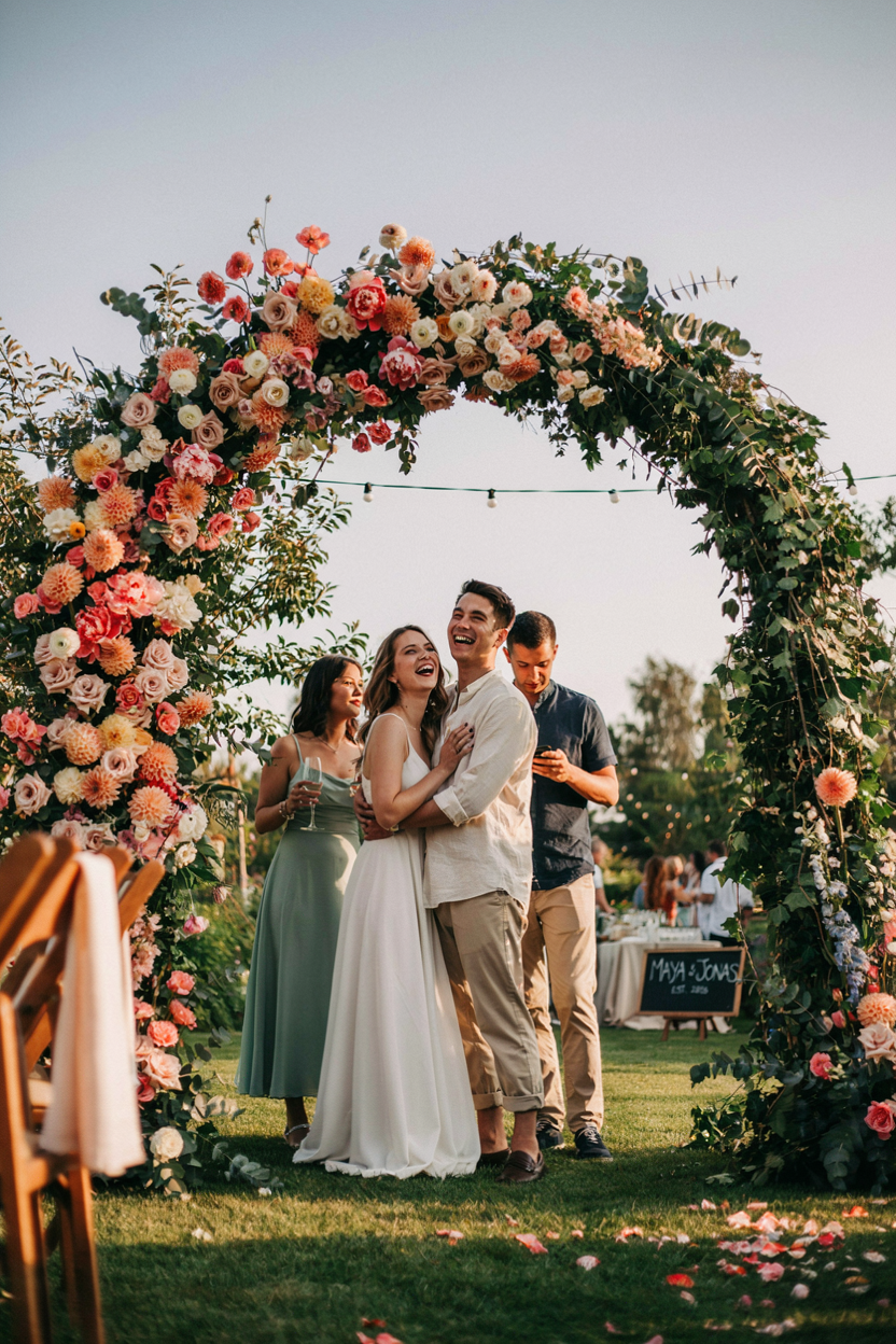 Floral Arch Photo Moment