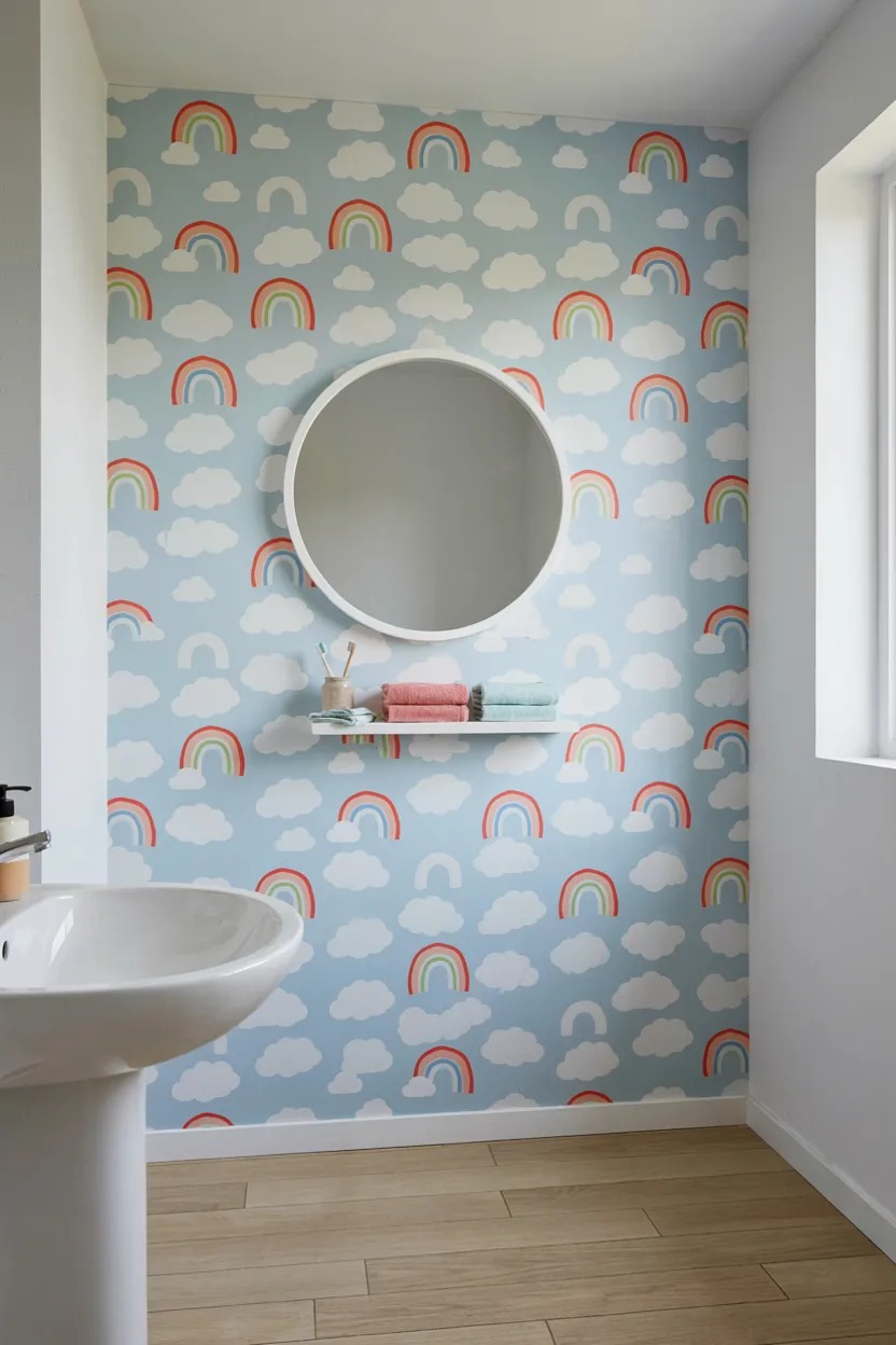 Fun Wallpaper Feature Wall