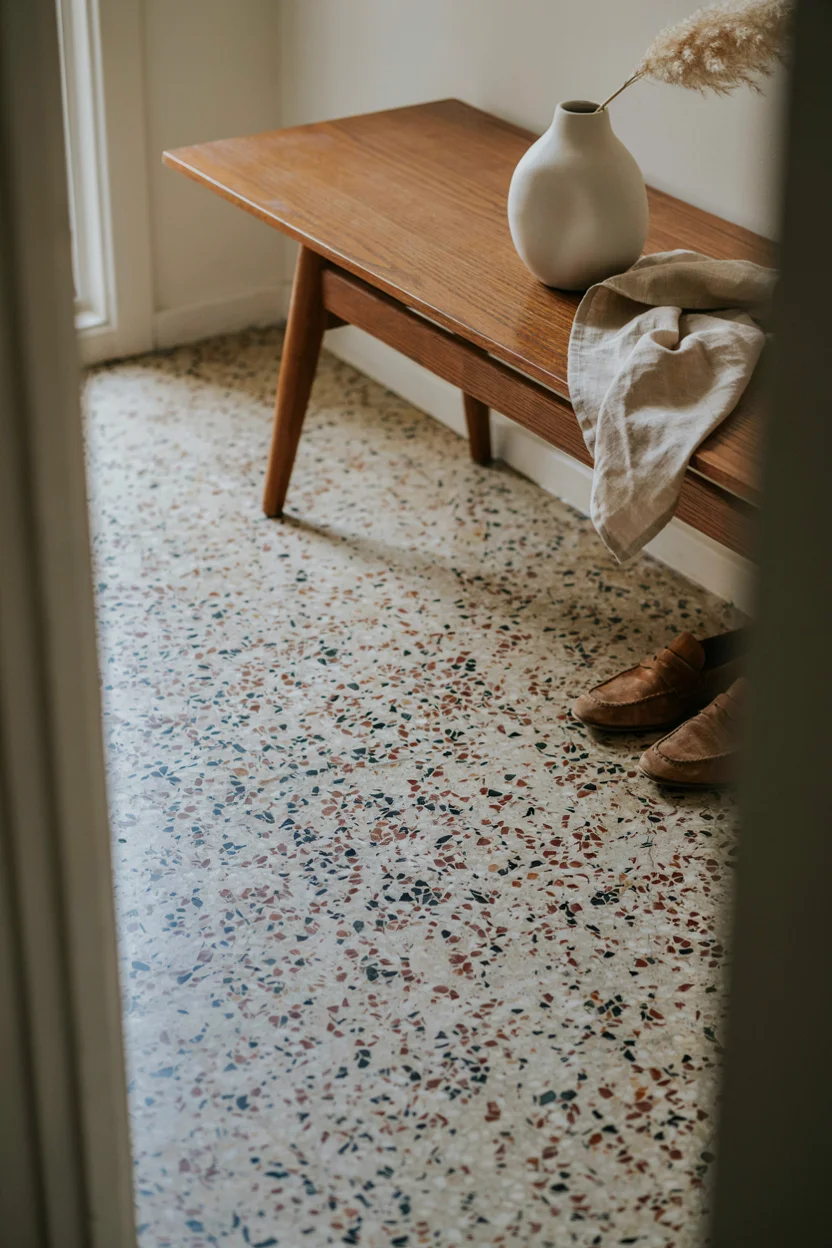 Geometric Terrazzo Flooring