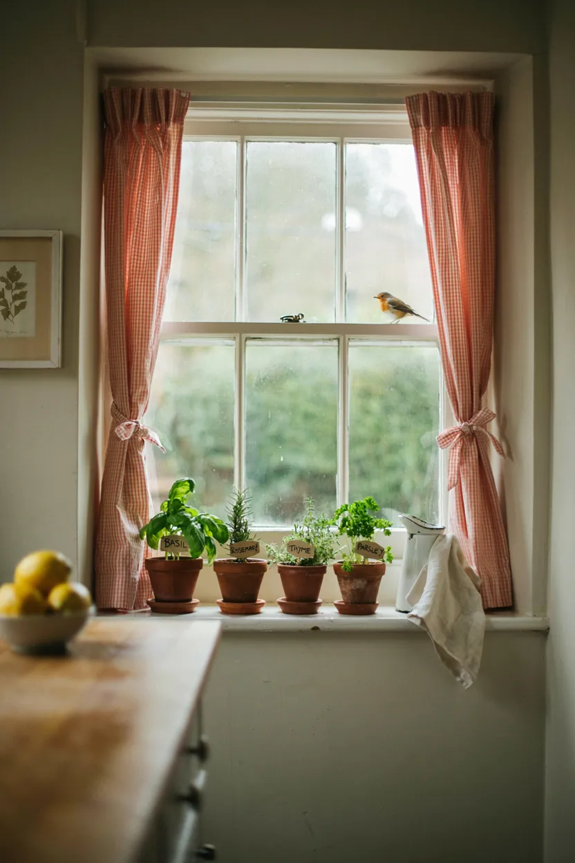 Gingham Curtains