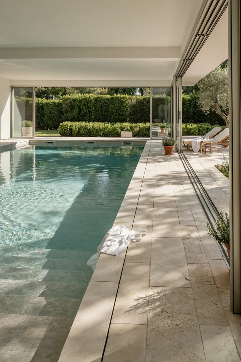  Glass-Wall Pools That Open to the Garden