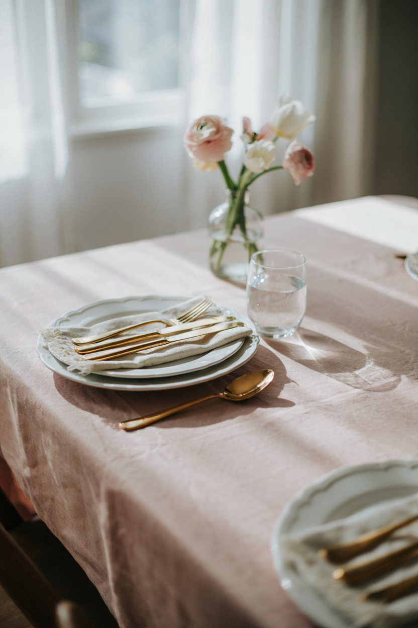 Gold Flatware for Elegant Touch