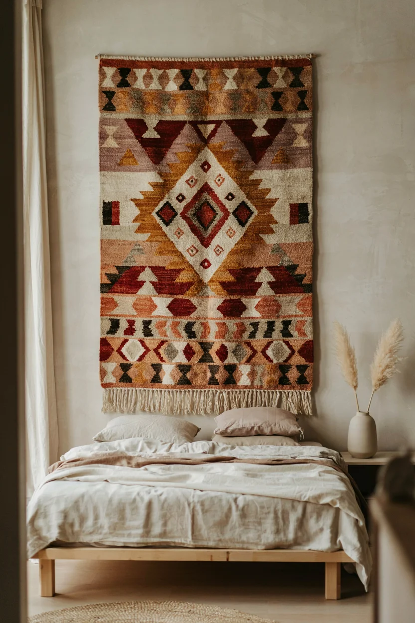 Handwoven Tapestry Headboard