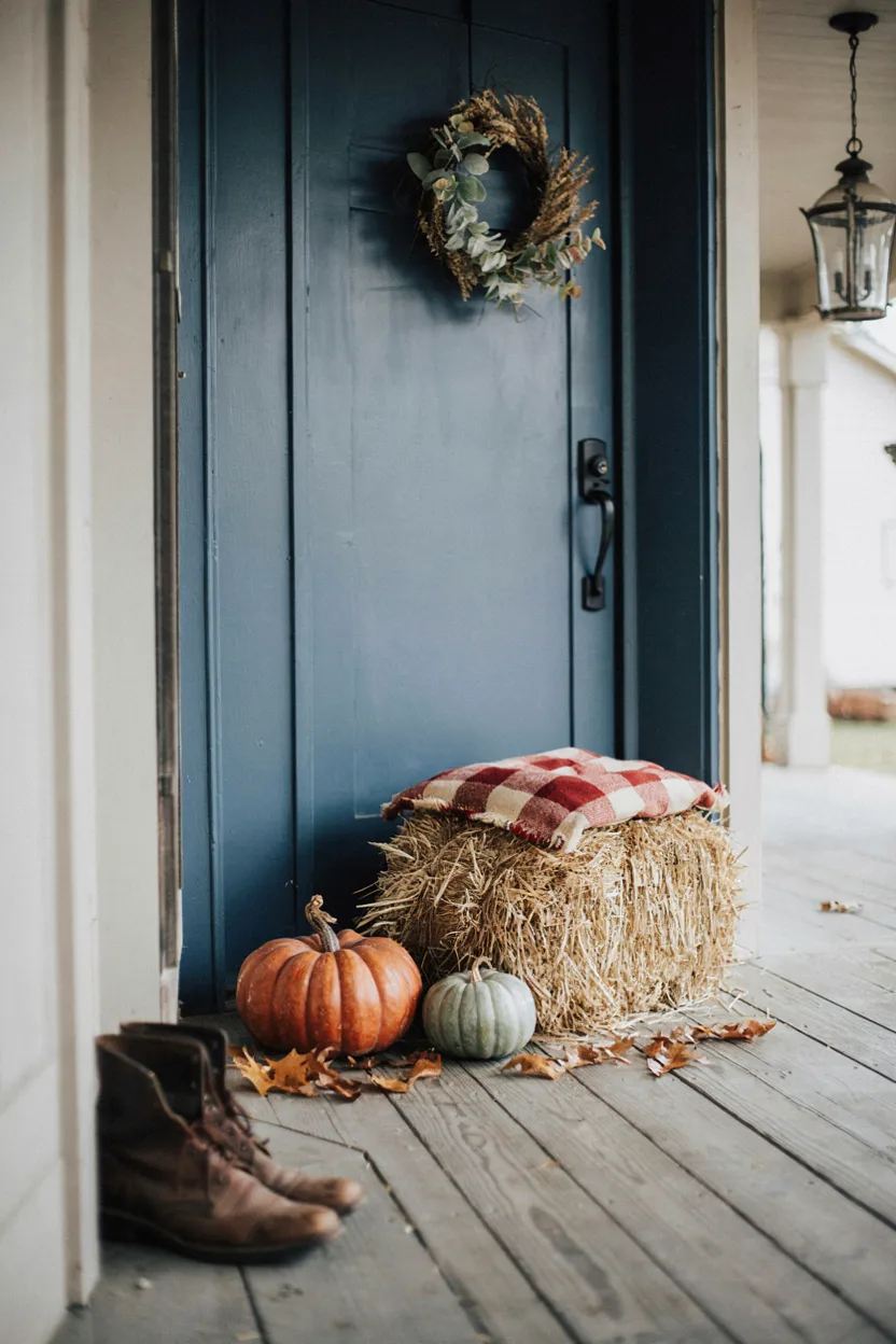  Hay Bale Seating Accent