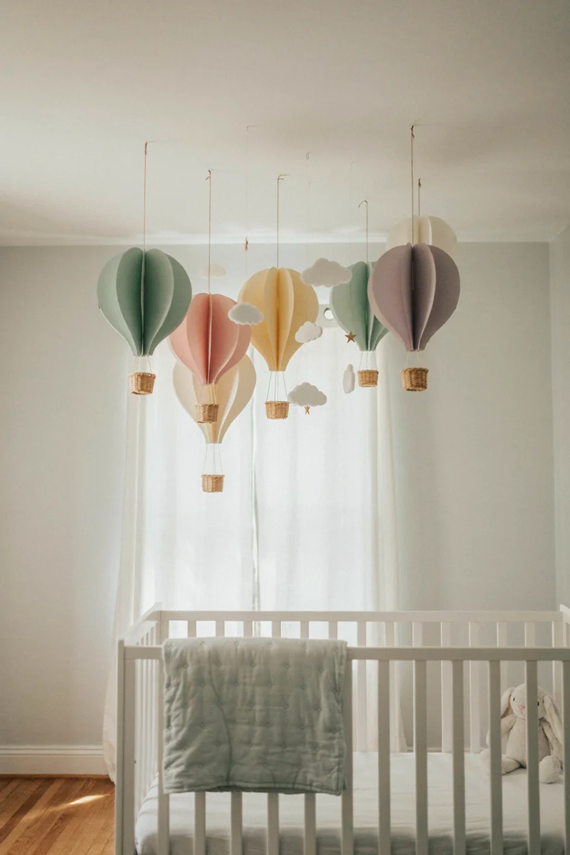 Hot Air Balloon Ceiling Decor
