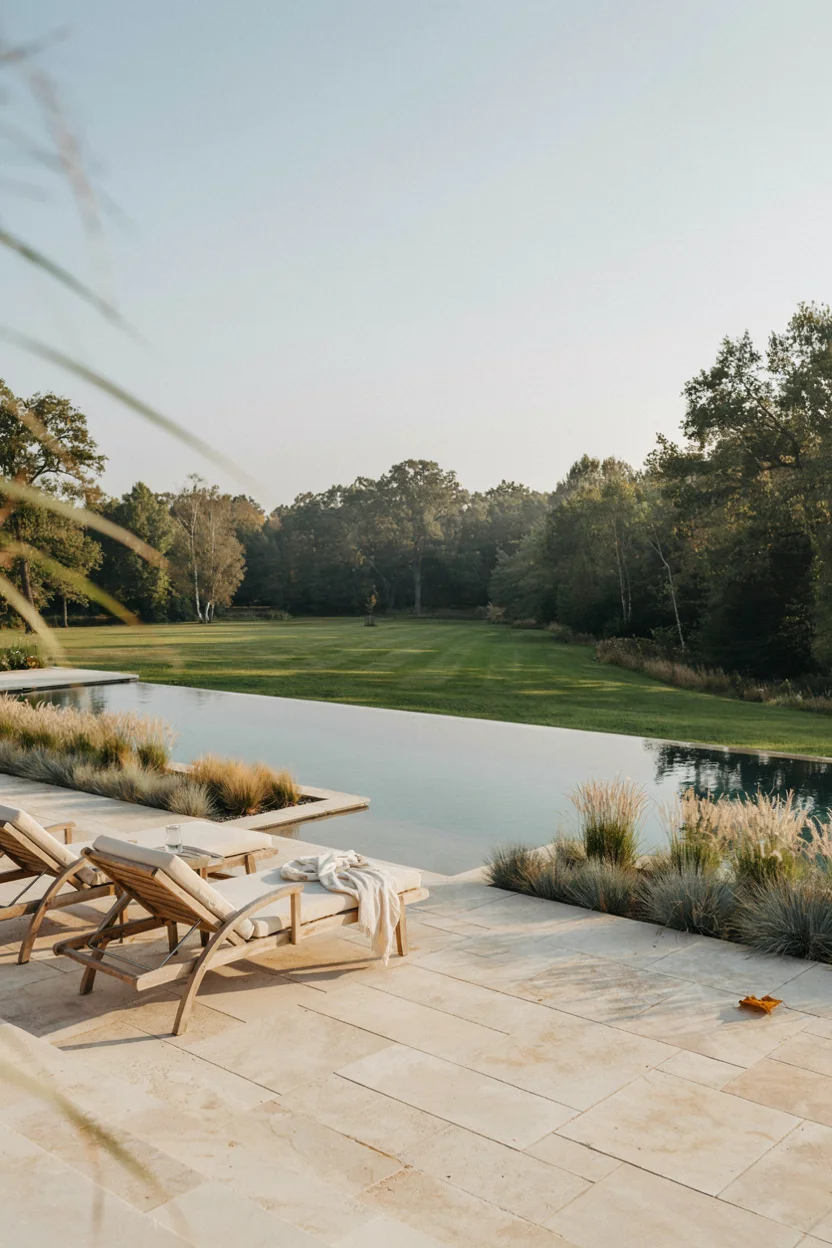  Infinity Edge Garden Pool