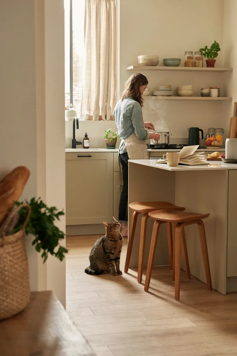  Kitchen Island with Stool Seating