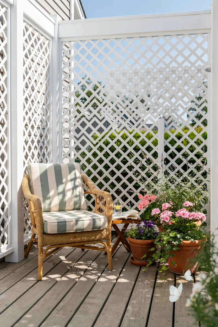 Lattice Privacy Screens