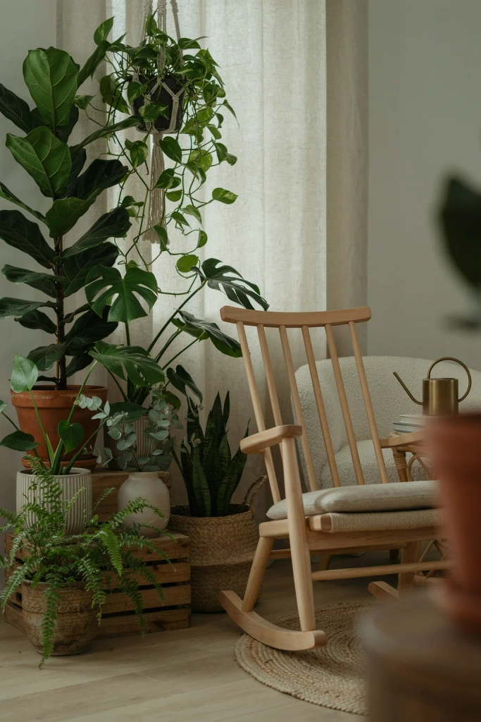 Layered Greenery Corner
