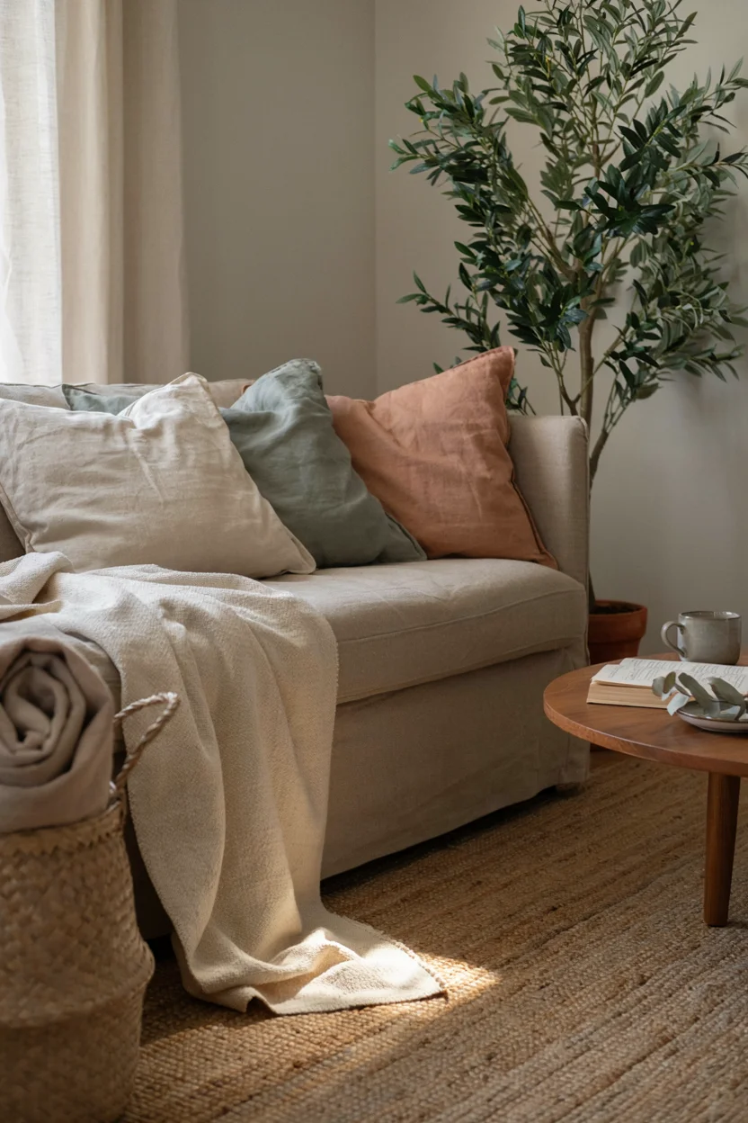 Layered Textures with Wool, Jute, and Linen