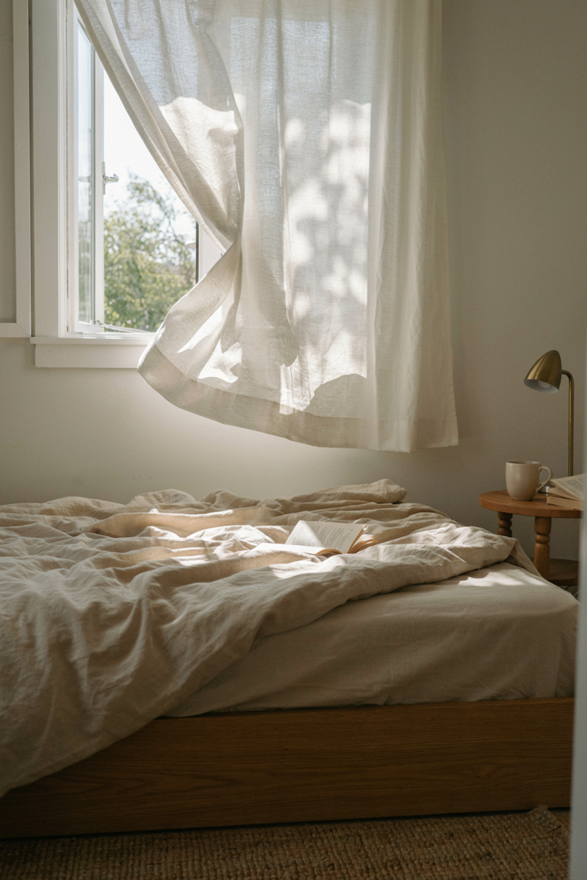 Light and Airy Linen Curtains for a Breezy Feel