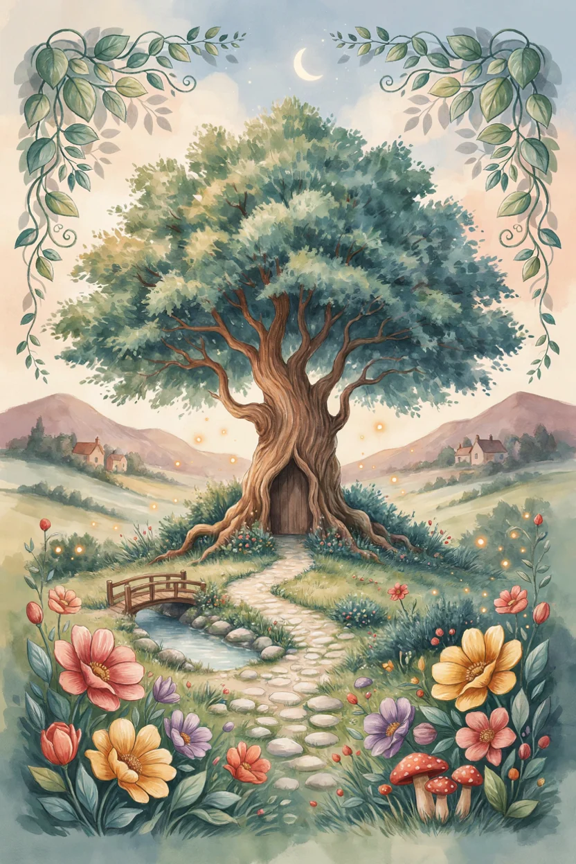  Magical Garden Mural Backdrop