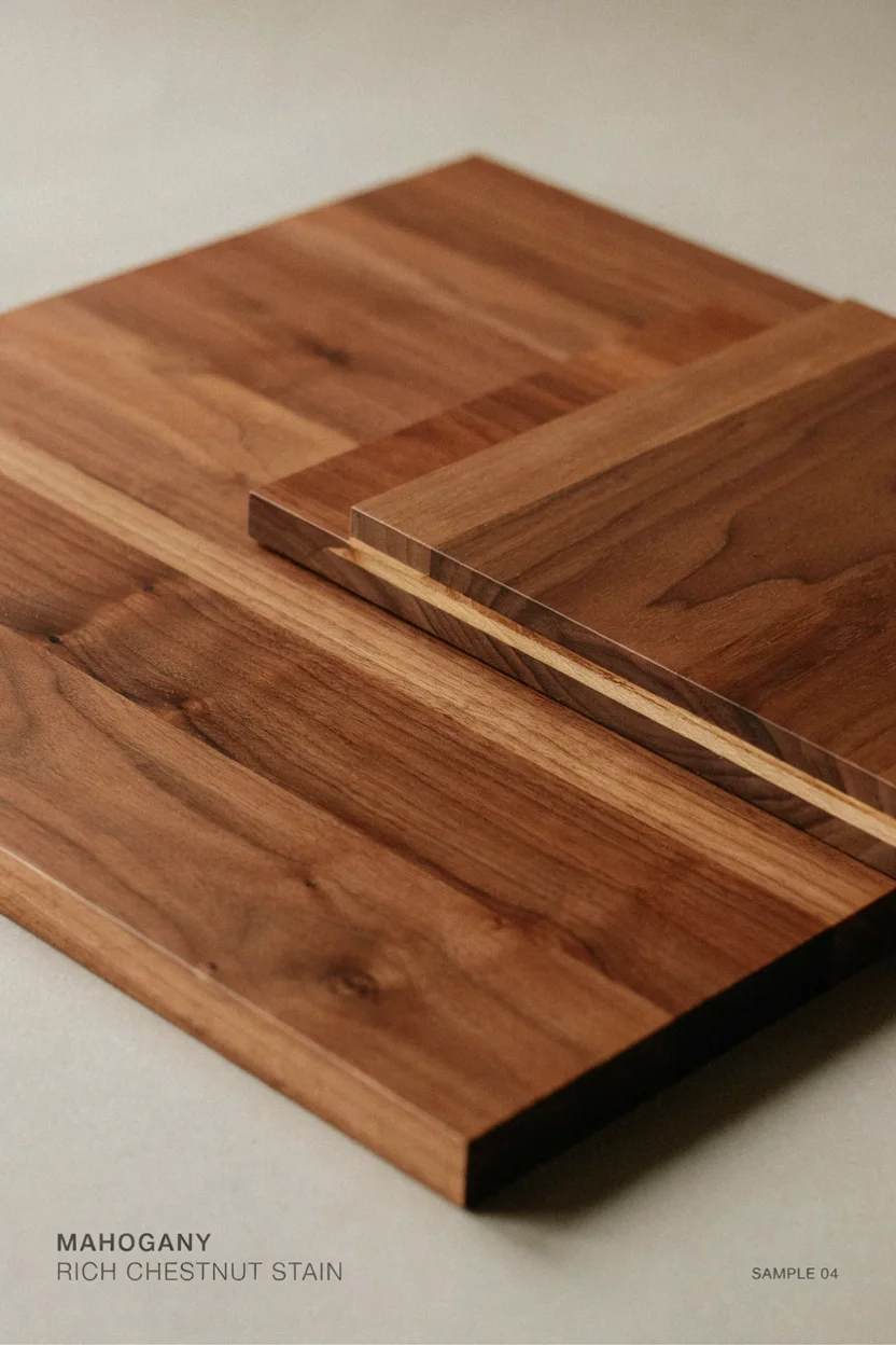  Mahogany with Rich Chestnut Stain