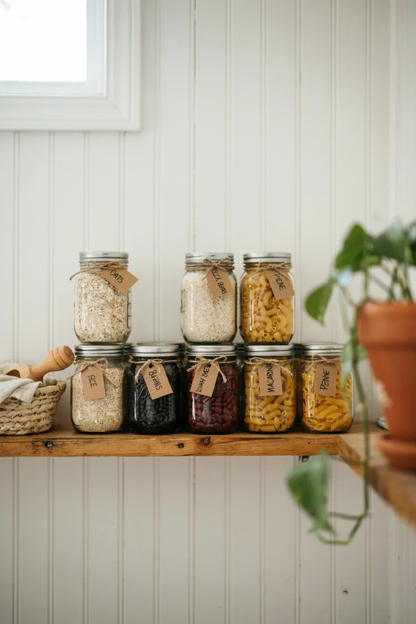 Mason Jar Bulk Storage