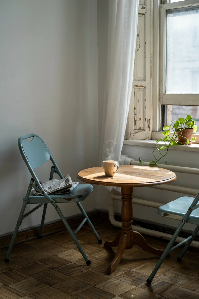  Metal Folding Chairs Add Utilitarian Charm