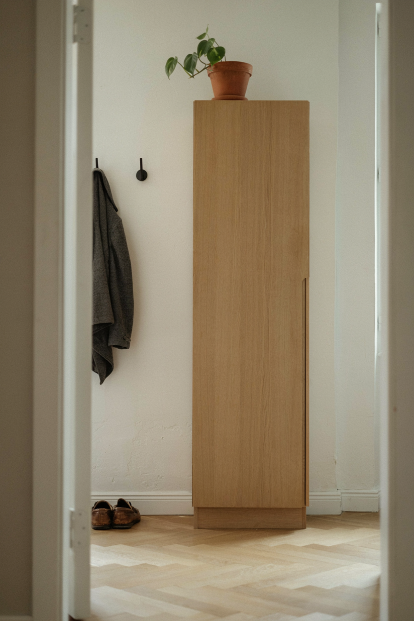 Minimalist Shoe Storage Cabinet
