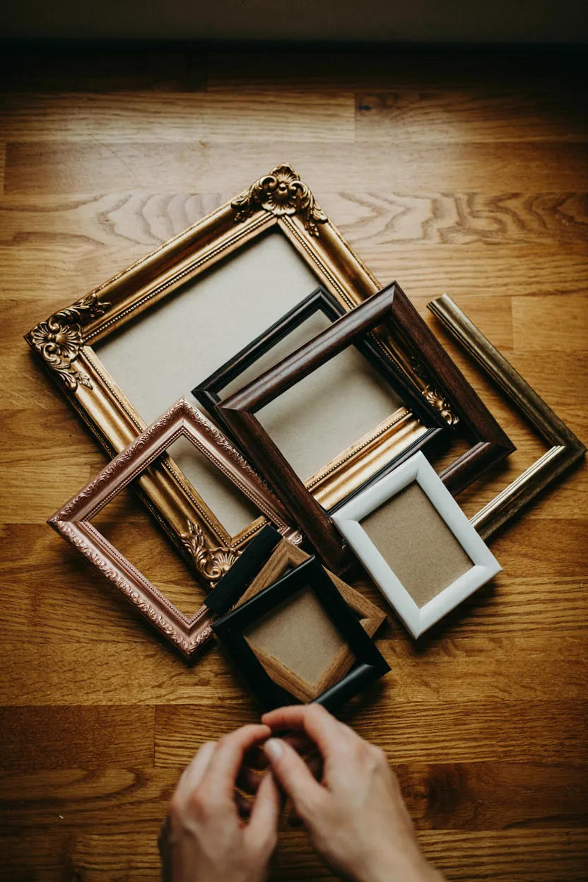 Mixing Frame Sizes and Styles