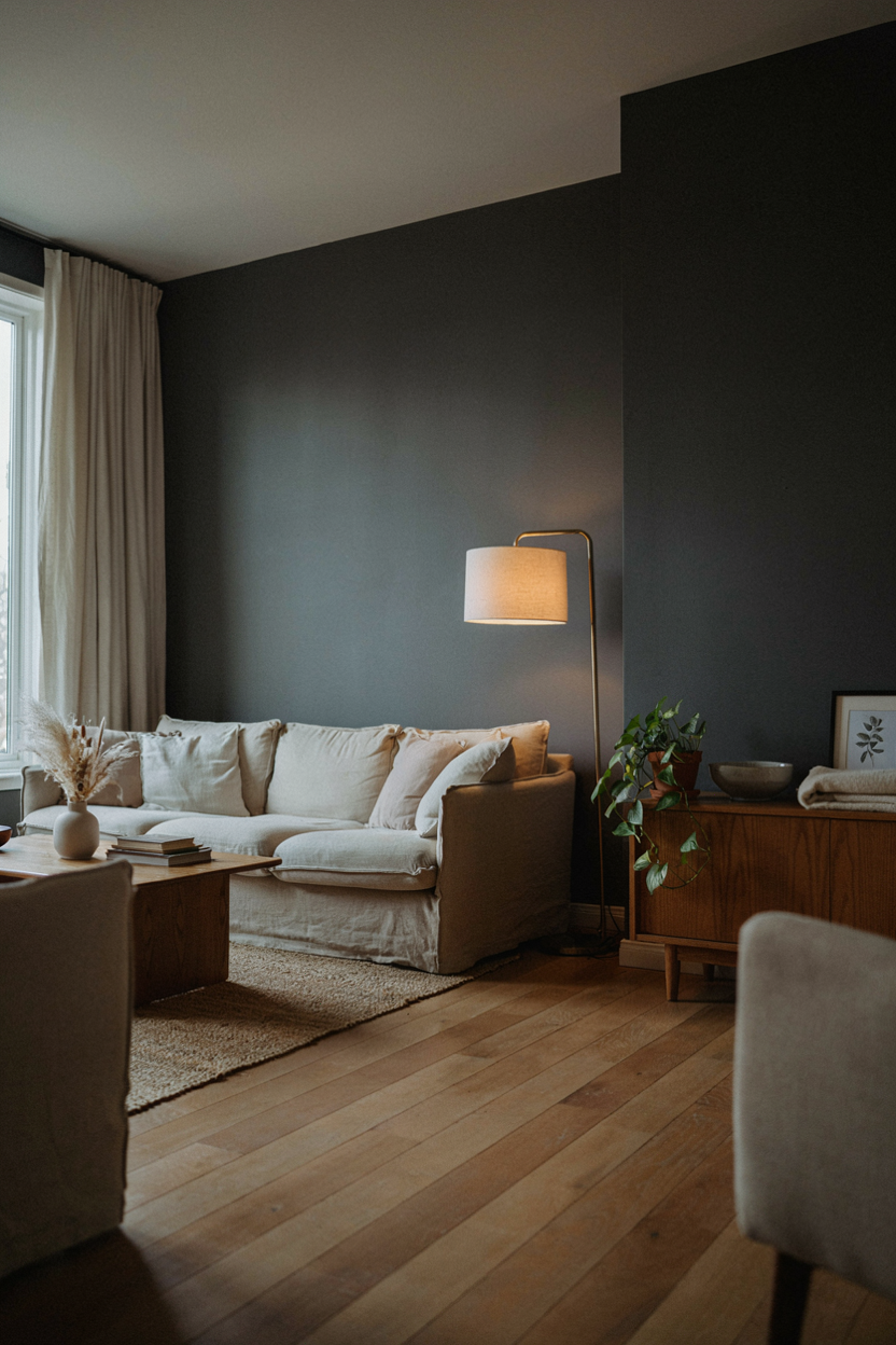Moody Color Palette Balanced with Linen Textures