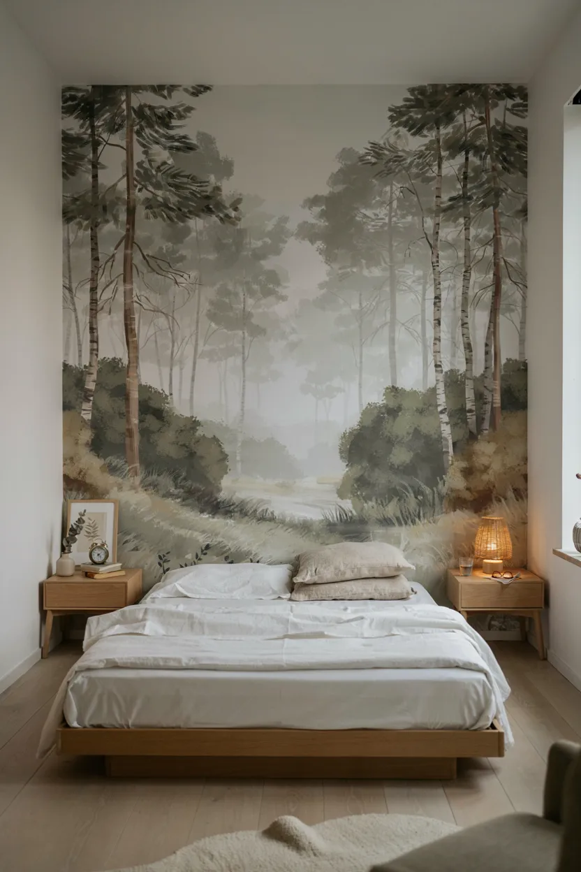 Mural-Style Wallpaper