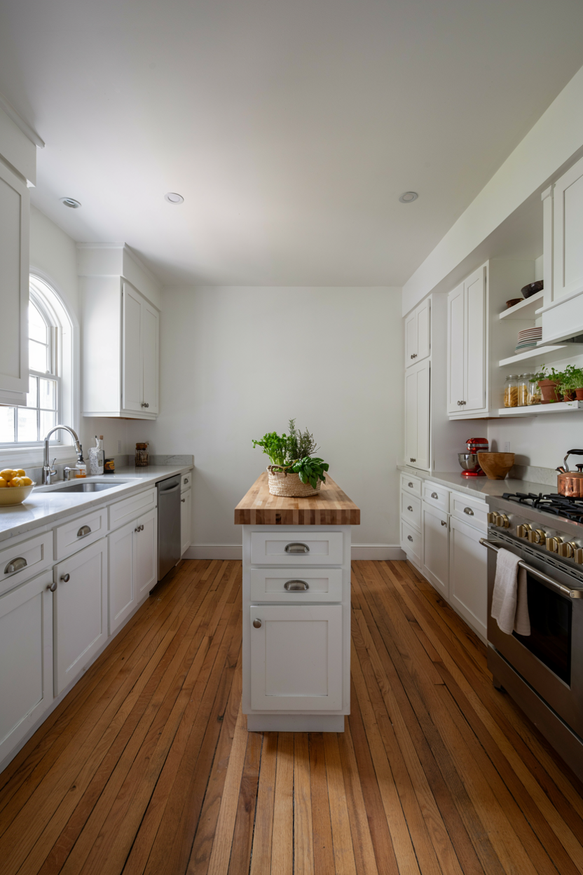  Narrow Butcher Block Island