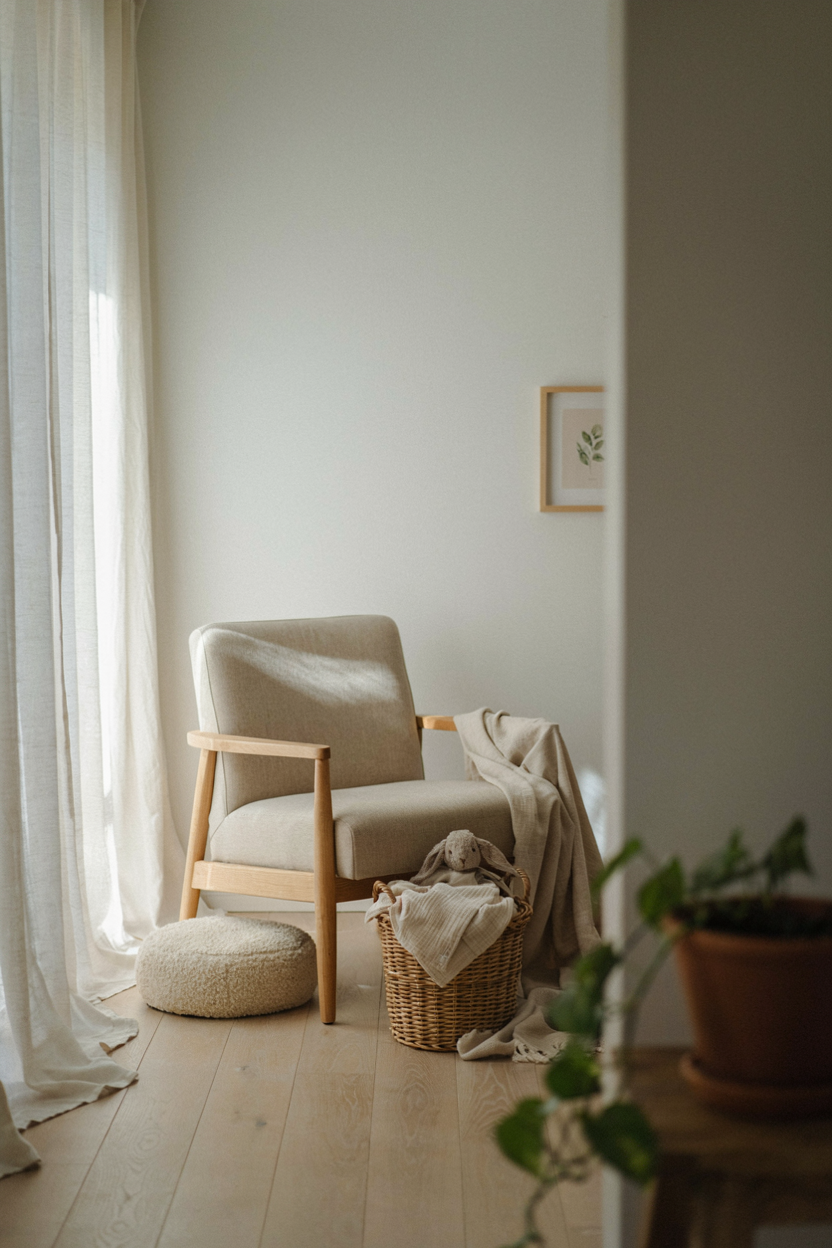 Neutral Linen Textiles in French Palettes