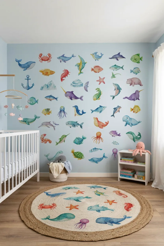 Ocean Animal Alphabet Nursery