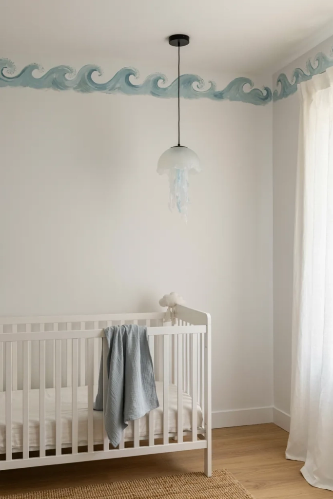 Ocean Wave Ceiling Accent Nursery