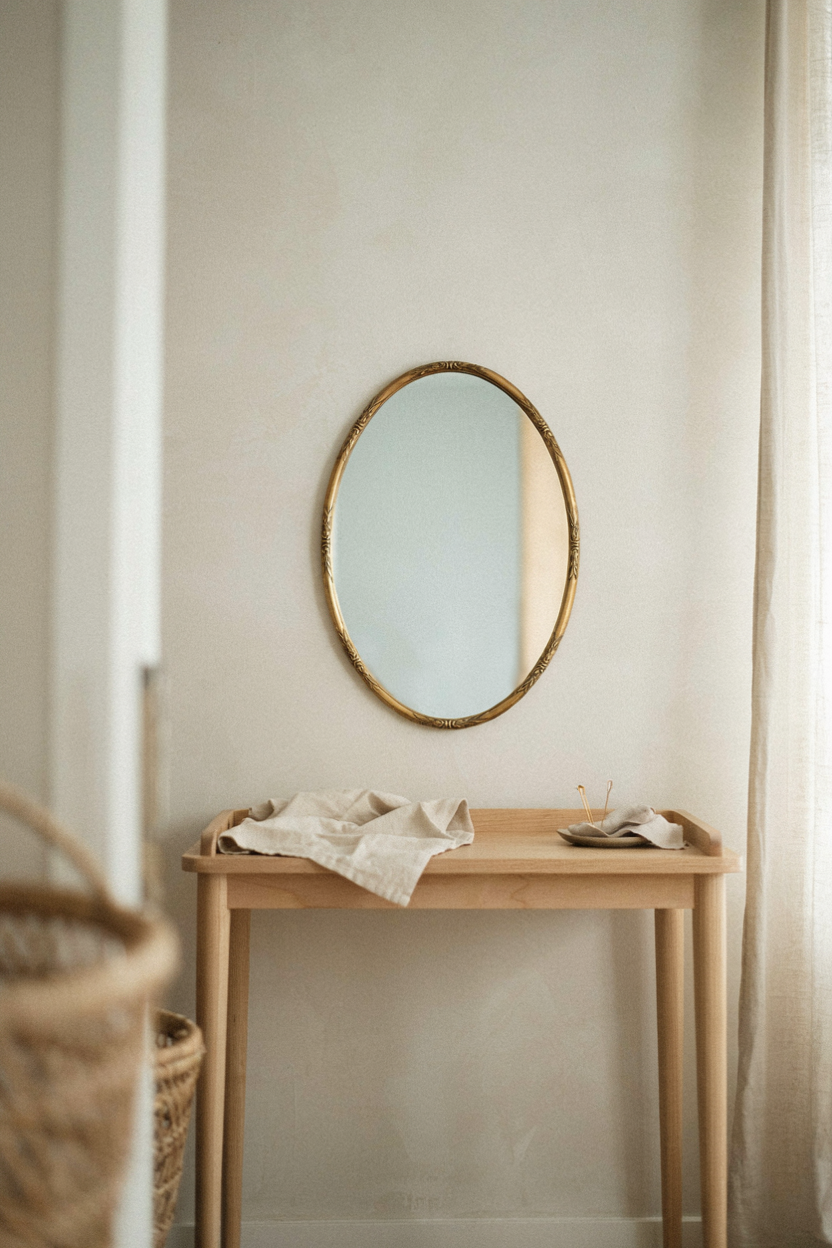 Ornate Mirrors with Modern Frames
