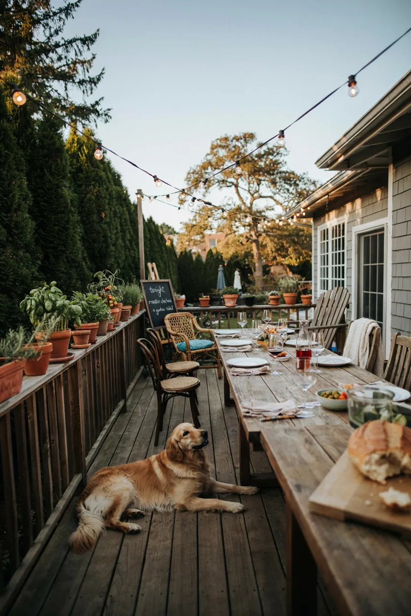 Outdoor Dining Deck