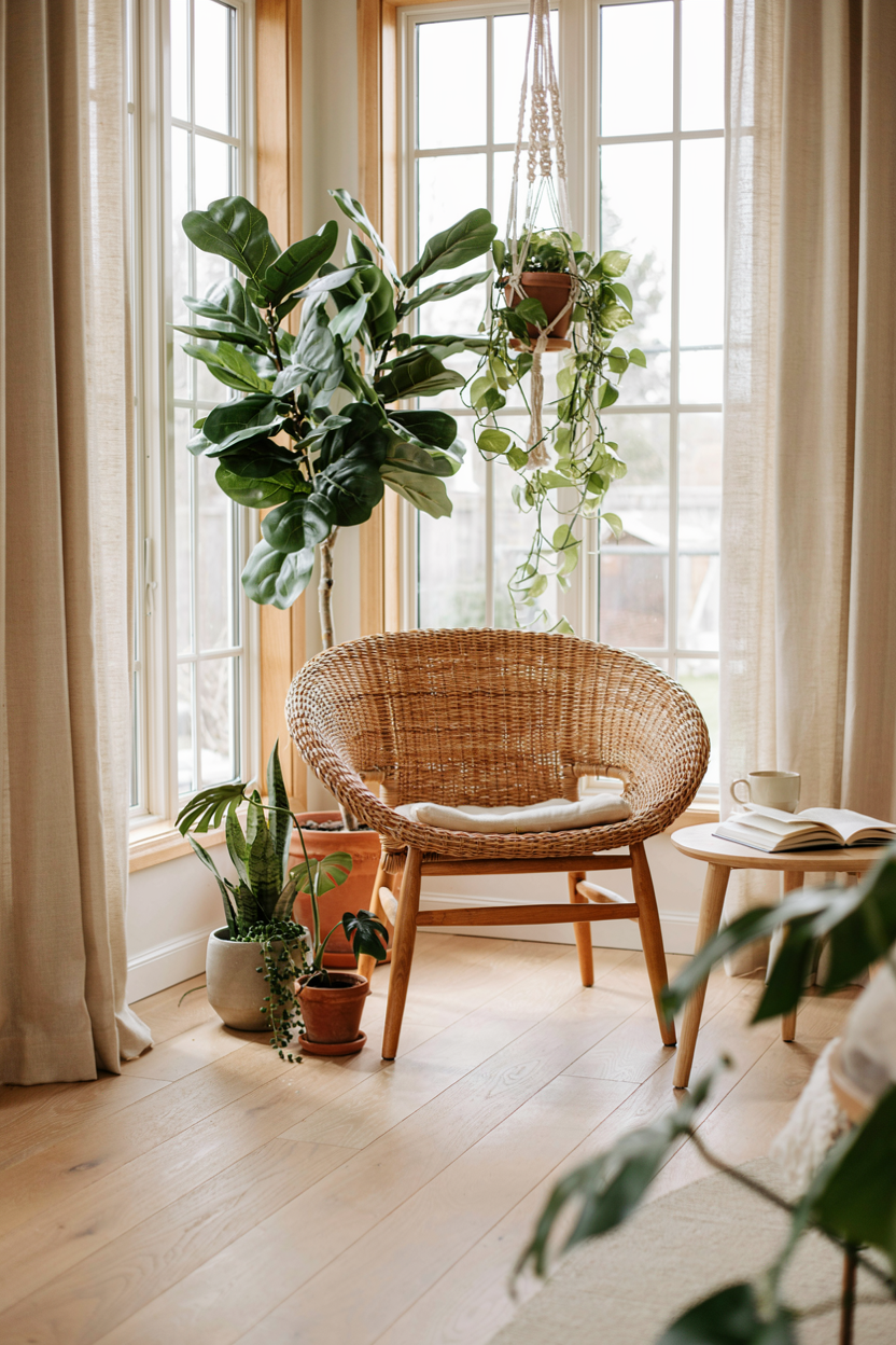  Outdoor-Inspired Woven Chair Indoors
