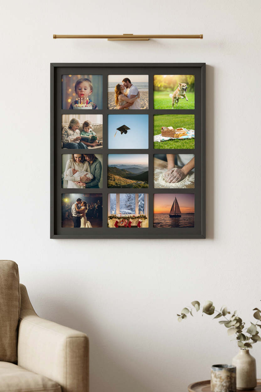 Oversized Single Frame with Multiple Photos