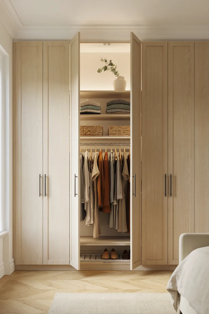 PAX Wardrobe Custom Closet Look