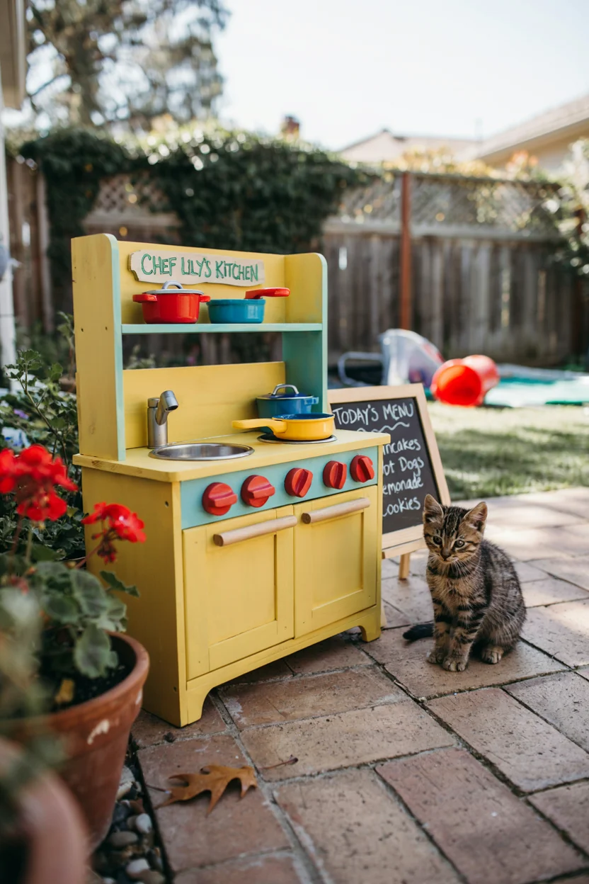 Pallet Kids Play Kitchen
