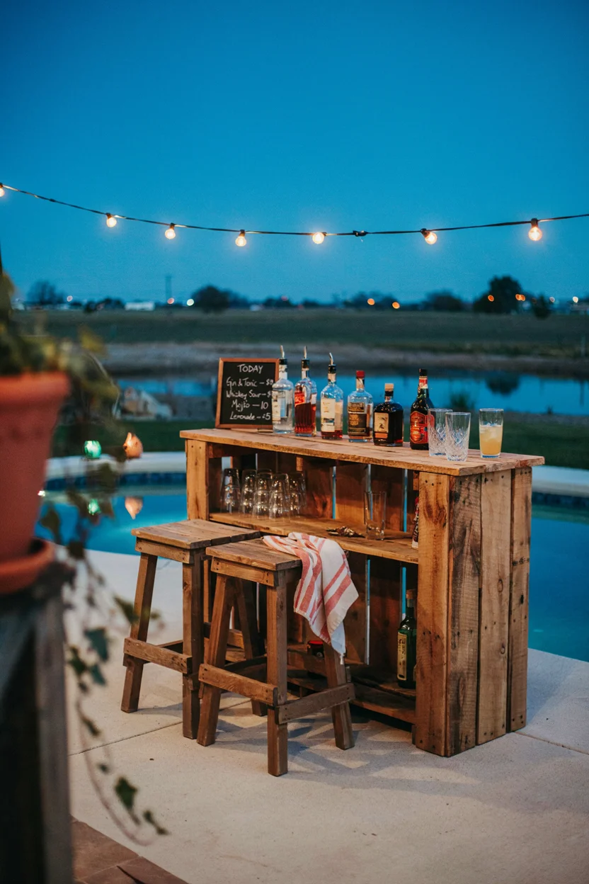 Pallet Outdoor Bar