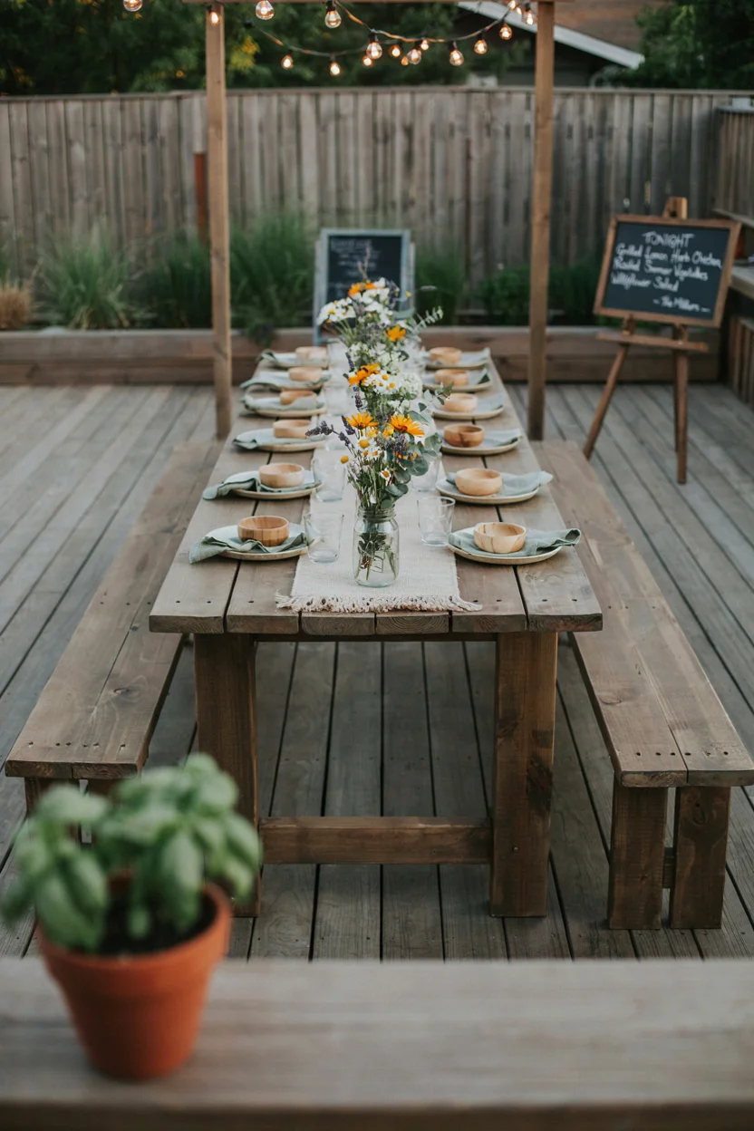 Pallet Outdoor Dining Table